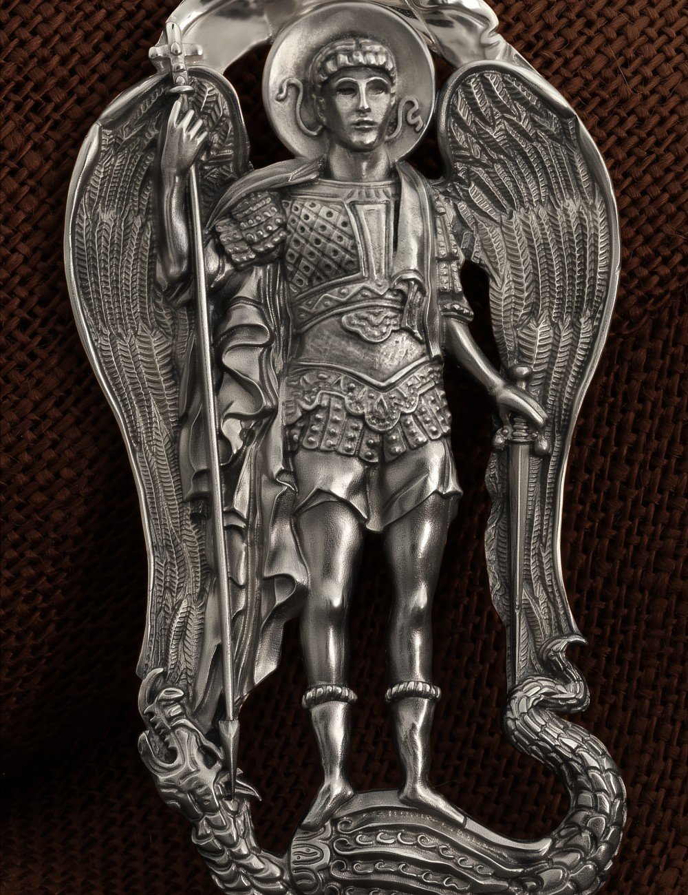 Образок из белого золота