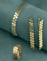 Кольцо из лимонного золота