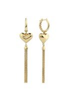 Серьги из лимонного золота