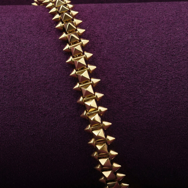 Браслет из лимонного золота 585 пробы