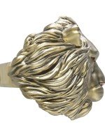 Кольцо из лимонного золота c эмалью