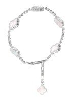 Браслет из белого золота c перламутром