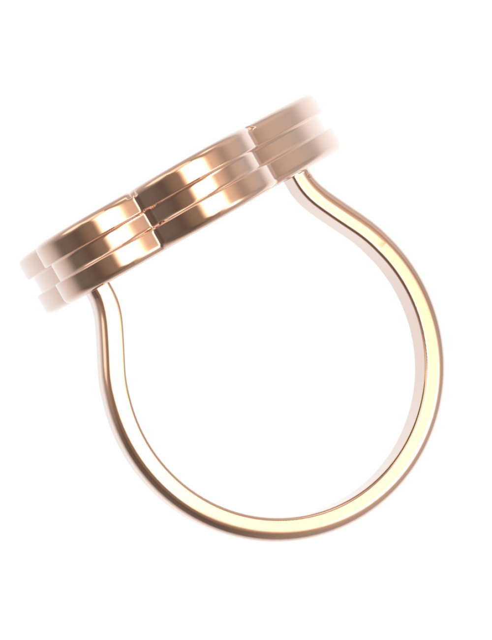 Кольцо из золота c тигровым глазом