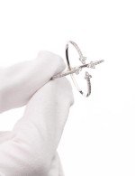 Кольцо из белого золота c бриллиантами