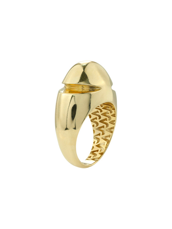 Кольцо из лимонного золота 585 пробы