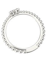 Кольцо из белого золота c бриллиантами