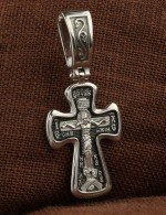 Крест из белого золота