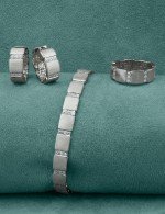 Серьги из белого золота c бриллиантами