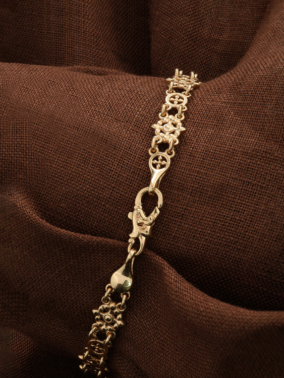 Браслет из красного золота 585 пробы