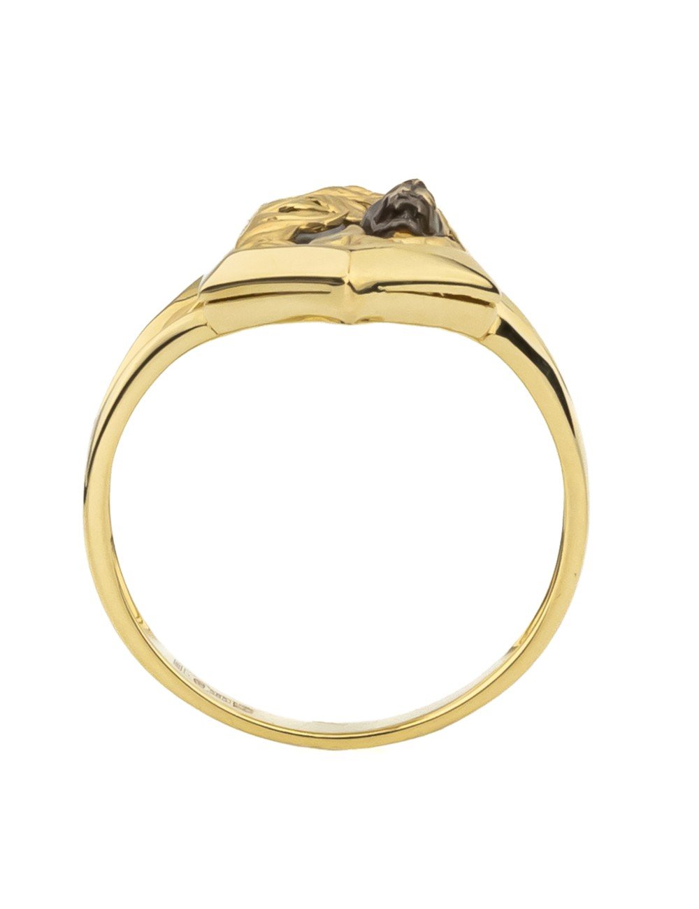 Кольцо из лимонного золота
