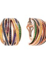 Серьги из золота c фианитом