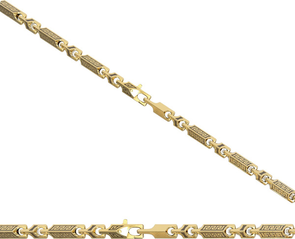 Цепь из лимонного золота 585 пробы