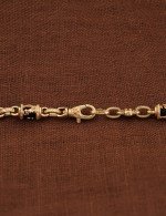 Цепь из золота c ониксом