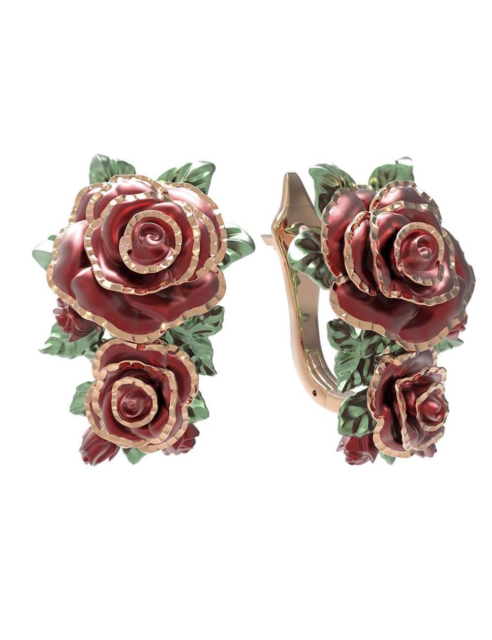 Серьги из золота