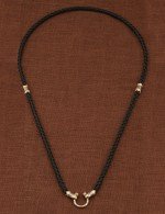 Шнурок шёлковый из золота c шёлковым шнурком