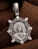 Образок из белого золота