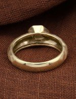 Кольцо из лимонного золота