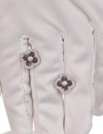 Серьги из белого золота c бриллиантами