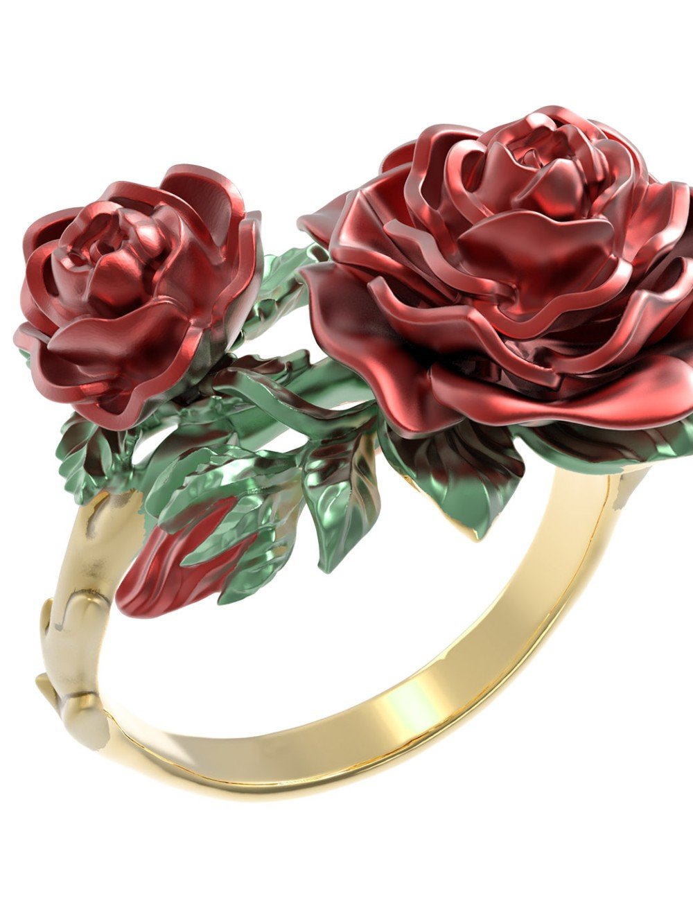 Кольцо из лимонного золота