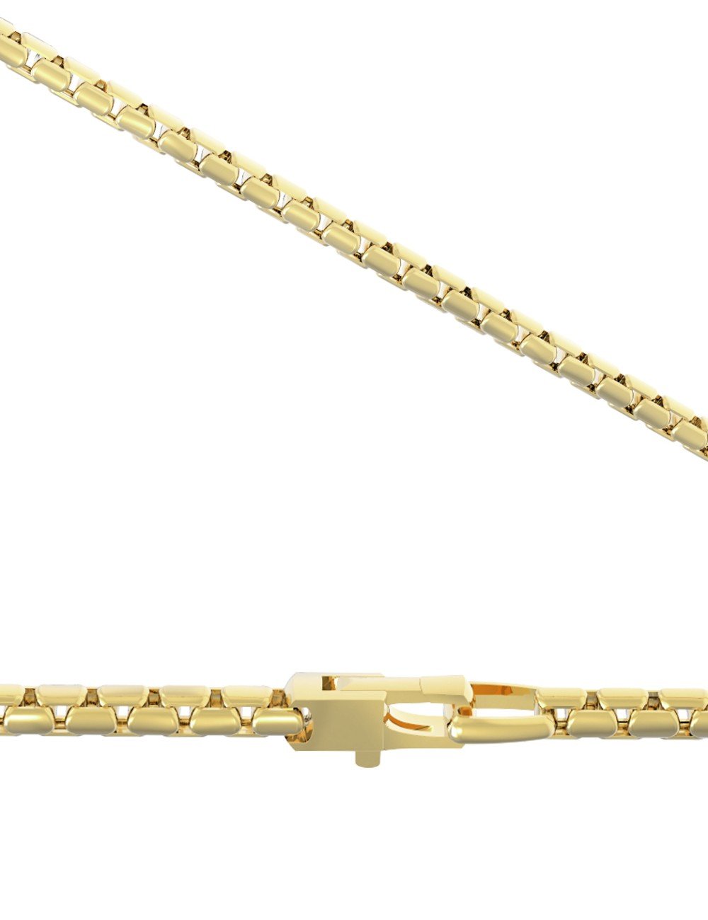 Цепь из лимонного золота