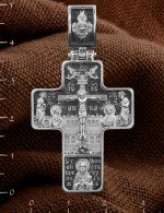 Крест из белого золота