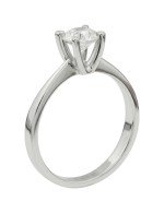 Кольцо из белого золота c бриллиантами