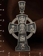 Крест из белого золота