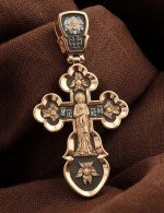 Крест из золота 585 пробы