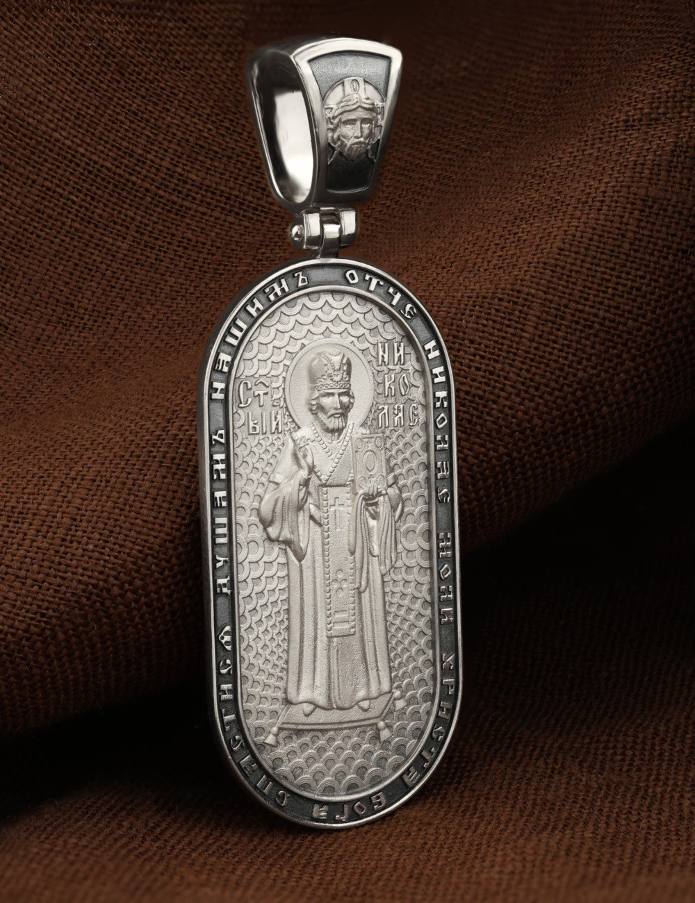 Образок из белого золота