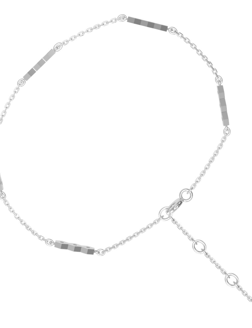 Браслет из белого золота c бриллиантами