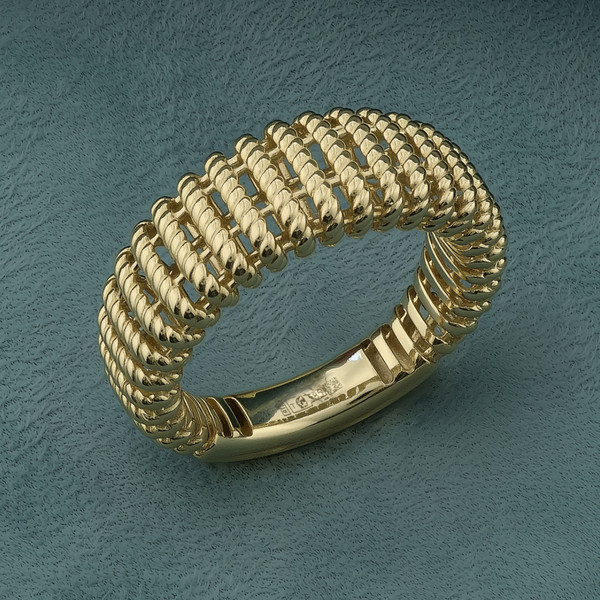 Кольцо из лимонного золота 585 пробы