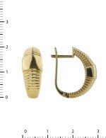 Серьги из лимонного золота