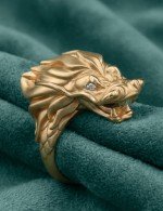 Кольцо из золота c бриллиантами