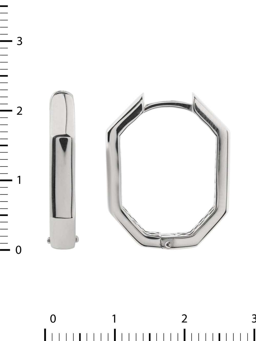 Серьги из белого золота 585 пробы