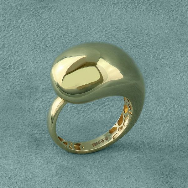 Кольцо из лимонного золота 585 пробы