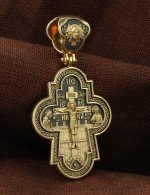 Крест из лимонного золота