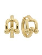 Серьги из лимонного золота