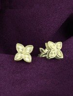 Серьги из лимонного золота