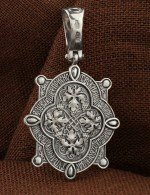 Образок из белого золота