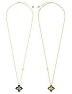 Колье из лимонного золота c бриллиантами и ониксом