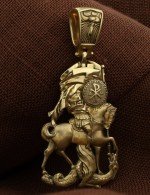 Образок из лимонного золота