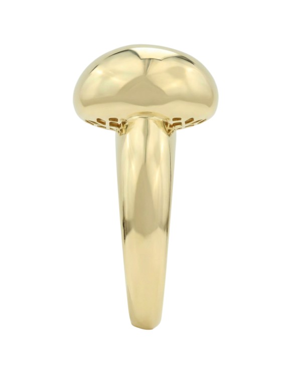 Кольцо из лимонного золота 585 пробы c бриллиантами