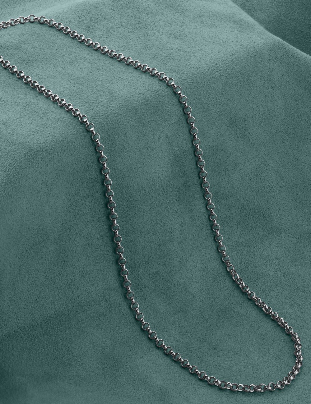 Цепь из белого золота