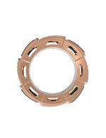 Подвеска из золота c бриллиантами и ониксом