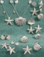 Серьги из белого золота 585 пробы