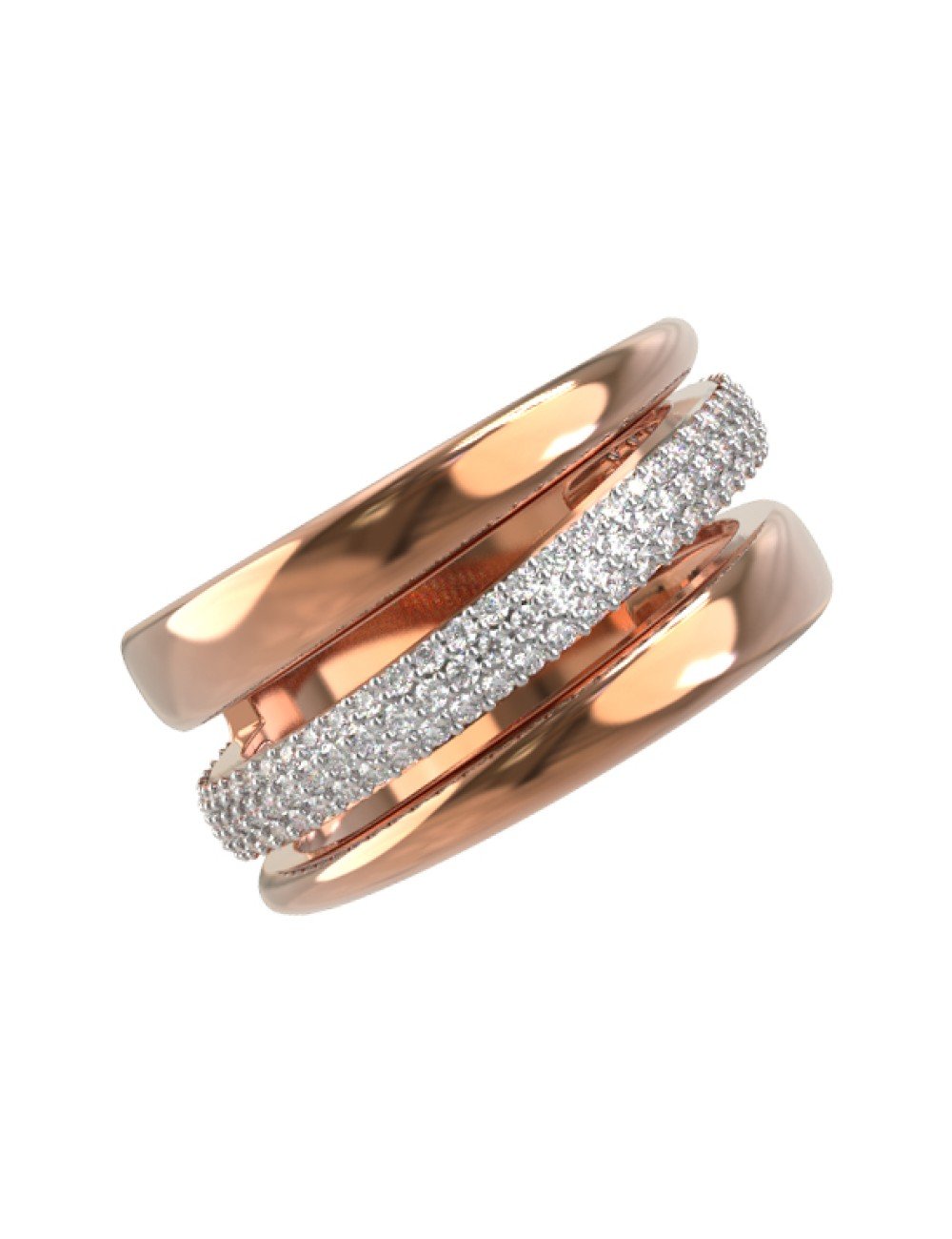 Кольцо из золота c бриллиантами