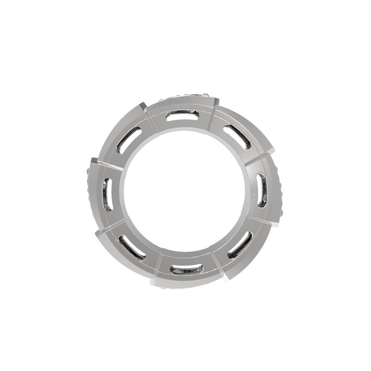 Подвеска из белого золота 585 пробы c бриллиантами