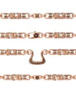 Цепь из золота c эмалью