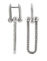 Серьги из белого золота