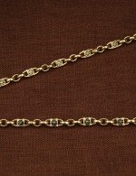 Цепь из лимонного золота c эмалью